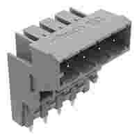 232-334 The Wago Corporation 232-334 is a THT male header designed for double-deck assembly. It features a 5mm pin spacing and 4 poles.