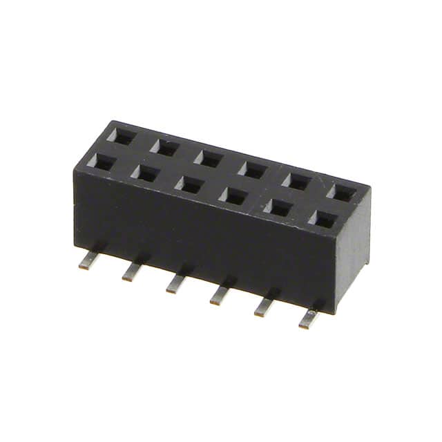 953212-2000-AR-PR CONN RCPT 12POS 0.079 GOLD SMD