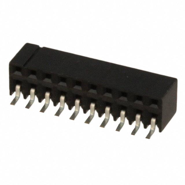 950420-8200-AR-TR CONN RCPT 20P 0.079 GOLD SMD R/A