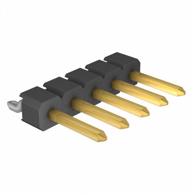 961105-5500-AR-PR CONN HEADER SMD R/A 5POS 2.54MM