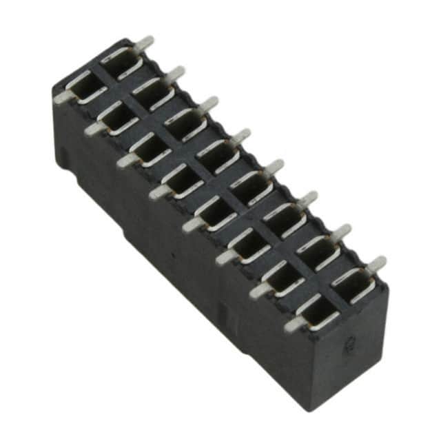 963216-2000-AR-PR CONN RCPT 16POS 0.1 GOLD SMD