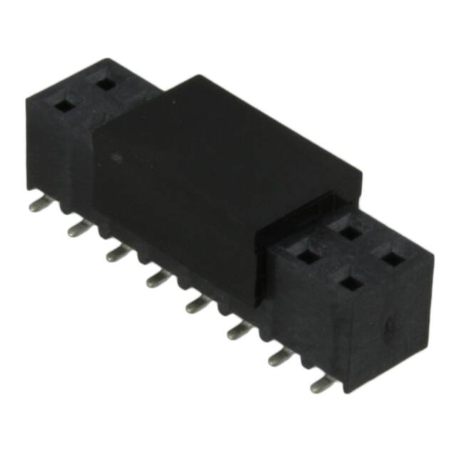 966216-2000-AR-PT CONN RCPT 16POS 0.1 GOLD SMD