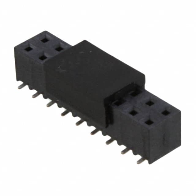 966218-2000-AR-TP CONN RCPT 18POS 0.1 GOLD SMD