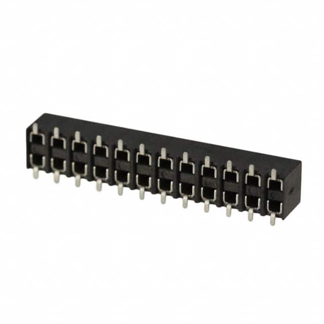 966224-2000-AR-PR CONN RCPT 24POS 0.1 GOLD SMD