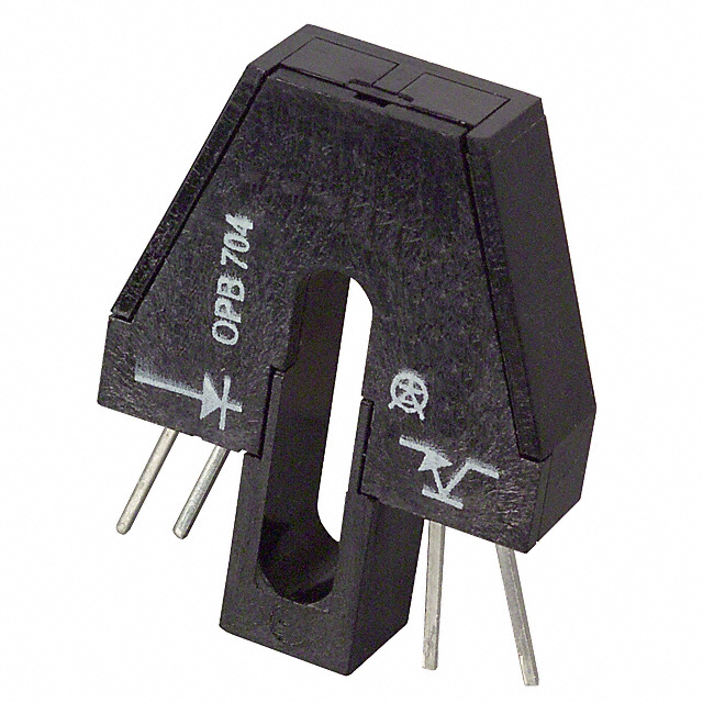 OPB704 The OPB704 from TT Electronics / Optek Technology is a reflective optical sensor with an analog output. It utilizes a phototransistor for detection.
