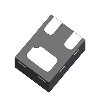 D5V0F2U3LP08-7B TVS diode array for ESD protection, 2 channels, 5.5V standoff, 12V clamping, 0.5pF capacitance, in X2-DFN0806-3 package.