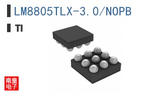 LM8805TLX-3.0/NOPB The Texas Instruments LM8805TLX-3.0/NOPB is a PROTOTYPE component designed for current regulation applications. It operates with a nominal input voltage of 3V and features a response time of 1ms.