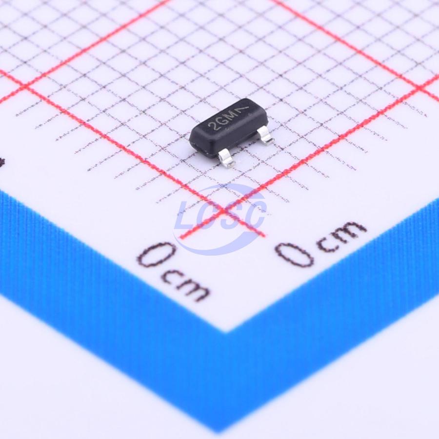 LMBTA56LT1G The LMBTA56LT1G is a PNP Silicon Transistor from LRC Leshan Radio Co Ltd, designed for general-purpose applications. It features a VCEO of -80V and a continuous collector current of -500mA.