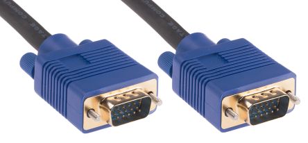 913-5010 The RS 913-5010 is a VGA cable designed for transferring video signals. It features male to female VGA connectors and a Polyvinyl Chloride jacket.