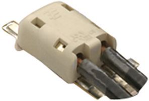 2008683-2 TE Connectivity 2008683-2 is a 2-position, 4mm pitch poke-in wire receptacle for solid state lighting. It features surface mount right angle mounting and solder termination.