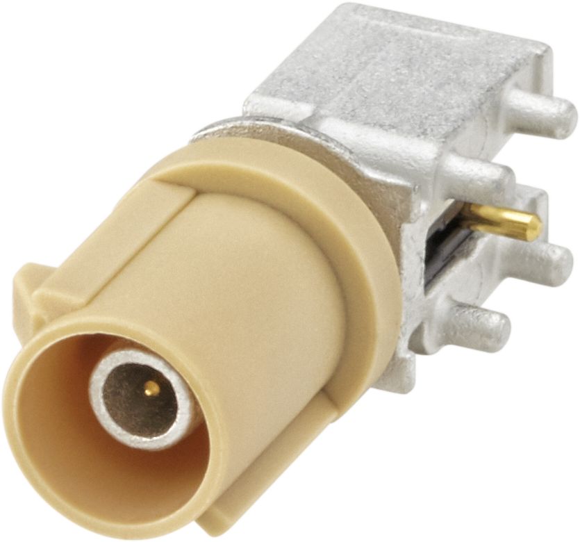 59S20K-40MT5-I The Rosenberger 59S20K-40MT5-I is a FAKRA right angle plug connector designed for PCB mounting. It offers a 50 Ohm impedance and operates from DC to 6 GHz.