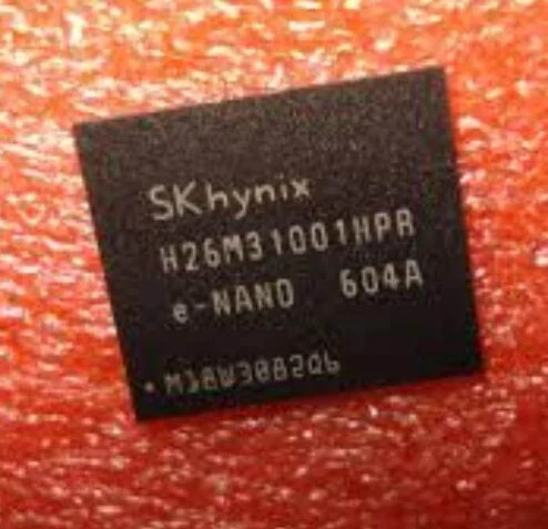 H26M31001HPR The SK HYNIX H26M31001HPR is a 4GB e-NAND Flash Memory with eMMC4.5 compatibility. It offers a data transfer rate of up to 200 MB/s.