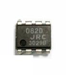NJM082D The JRC NJM082D is a dual JFET input operational amplifier designed for high fidelity and audio amplifier applications. It offers a high input impedance and fast slew rate.