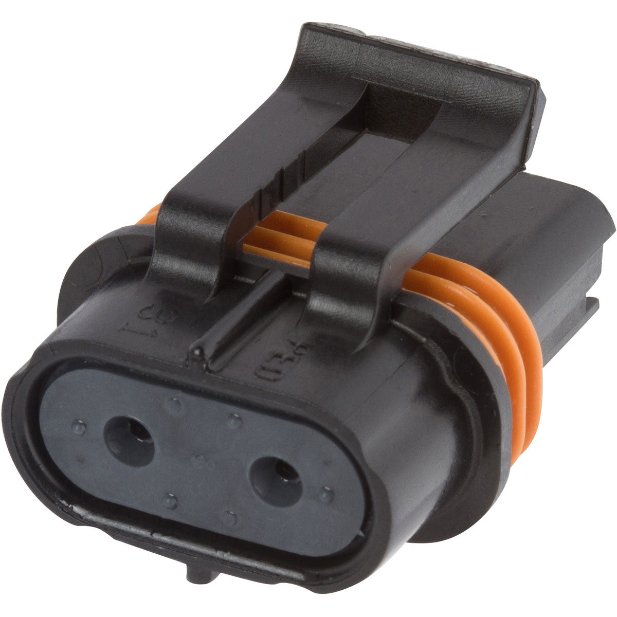 12066681 The Aptiv PLC 12066681 is a black, 2-way sealed female connector from the Metri-Pack 630 series. It is RoHS3 compliant and has an MSL of 1 Unlimited.
