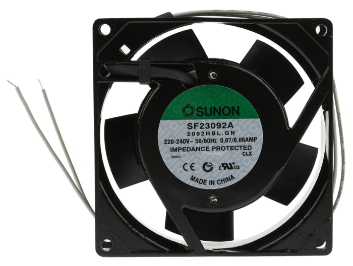 2092HBL The SUNON 2092HBL is an Axial AC Fan designed for reliable cooling applications. It features a durable construction and efficient operation.