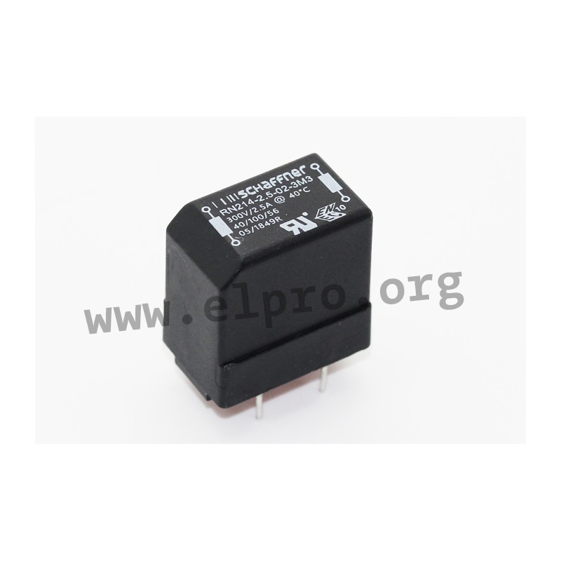 RN214-08-02 The Schaffner RN214-08-02 is a current compensated suppression choke from the RN series. It features RoHS3 compliance and MSL Level 1.