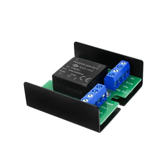 PDQE10-Q48-S5-U The CUI Inc. PDQE10-Q48-S5-U is a 10W DC/DC converter providing a 5V output. It features an 83% efficiency and operates within a -40°C to 85°C temperature range.