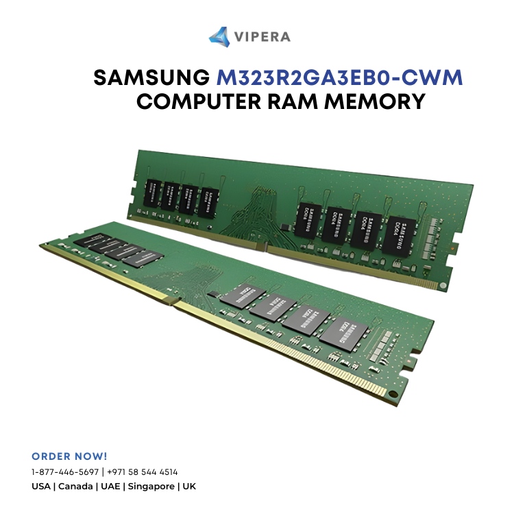 M323R2GA3EB0-CWM The Samsung M323R2GA3EB0-CWM is a 16GB DDR5 UDIMM memory module operating at 5600MHz. It features a 1.1V voltage and is designed for compatible DDR5 desktop PC systems.