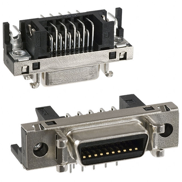 DX10GM-20SE Hirose Electric DX10GM-20SE is a 20-position miniature high-density Centronics (D-Sub) receptacle with right angle solder termination. It features gold-plated contacts, panel mount capability, and board lock.