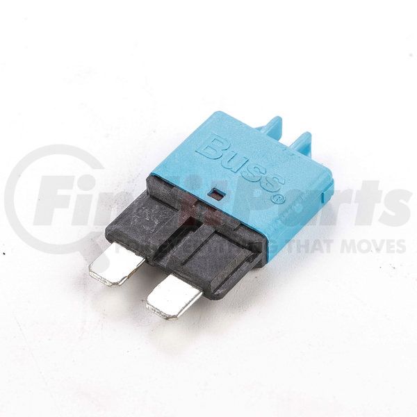 CB227-15 The Eaton CB227-15 is a 15A circuit breaker designed for holder mounting. It features a push-to-reset actuator and a single pole configuration.