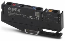 18PLUS-EM02-00-PT01-01 The E-T-A 18PLUS-EM02-00-PT01-01 is a base element for power distribution systems. It supports DC 24V and DC 48V voltage levels with a total power distribution of 80A.