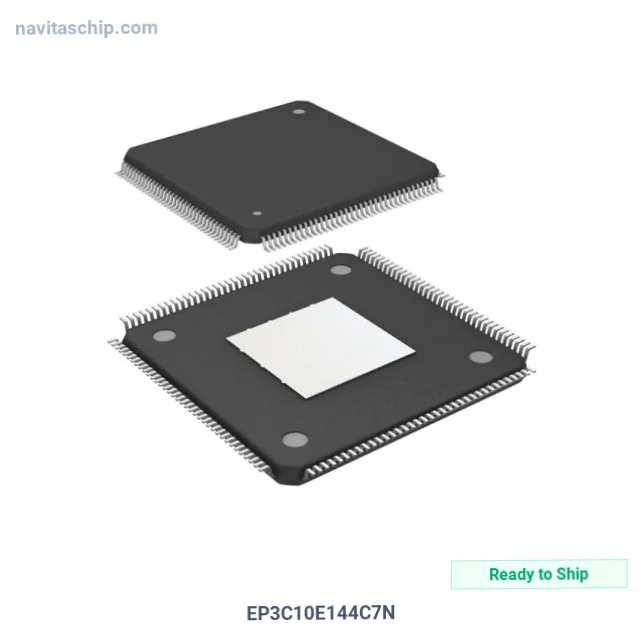 EP3C10E144C7N The Altera EP3C10E144C7N is a Field Programmable Gate Array (FPGA) featuring 10320 logic elements and 94 I/O pins. It operates within a supply voltage range of 1.15V to 1.25V.