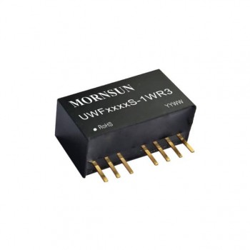 UWF1215S-3WR3 The Morning Star Industrial UWF1215S-3WR3 is an isolated DC DC converter with a 3W power rating. It operates with an input voltage range of 4.5V to 36V and provides a 15V output at 200mA.