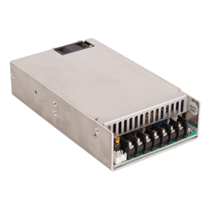 VF-S320-54A The CUI Inc. VF-S320-54A is a 320W AC-DC power supply with a 54VDC output and 5.93A current. It features adjustable output, PFC, and universal input.