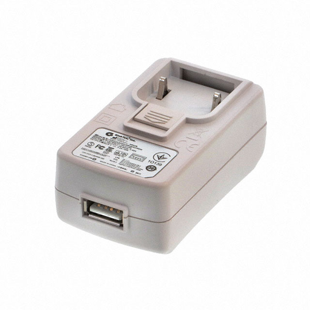 WR9QA3200USBNMEDR6W The GlobTek, Inc. WR9QA3200USBNMEDR6W is a 16W AC/DC wall mount adapter with a 5V output and 3.2A maximum current. It meets Level VI efficiency standards.