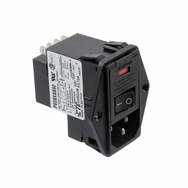 4-6609929-0 PWR ENT MOD RCPT IEC320-C14 PNL