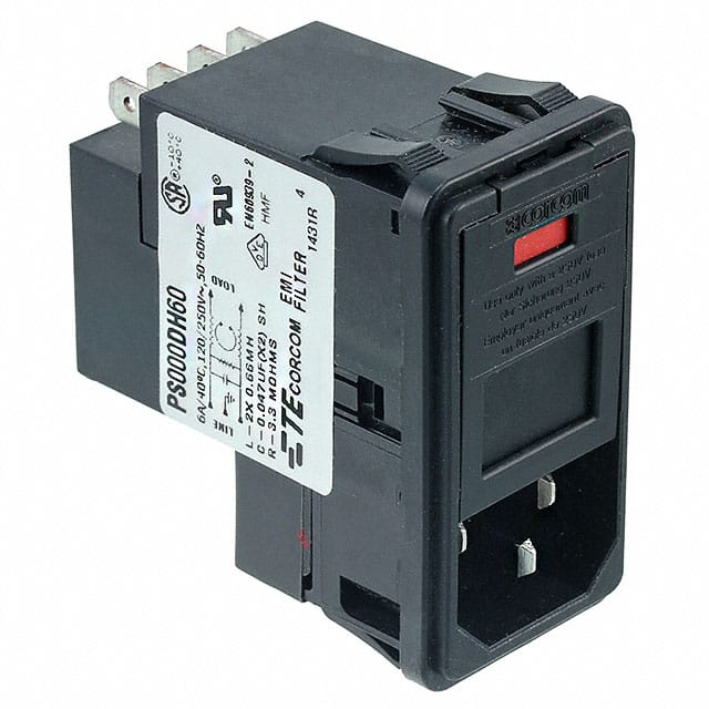 4-6609952-5 PWR ENT MOD RCPT IEC320-C14 PNL