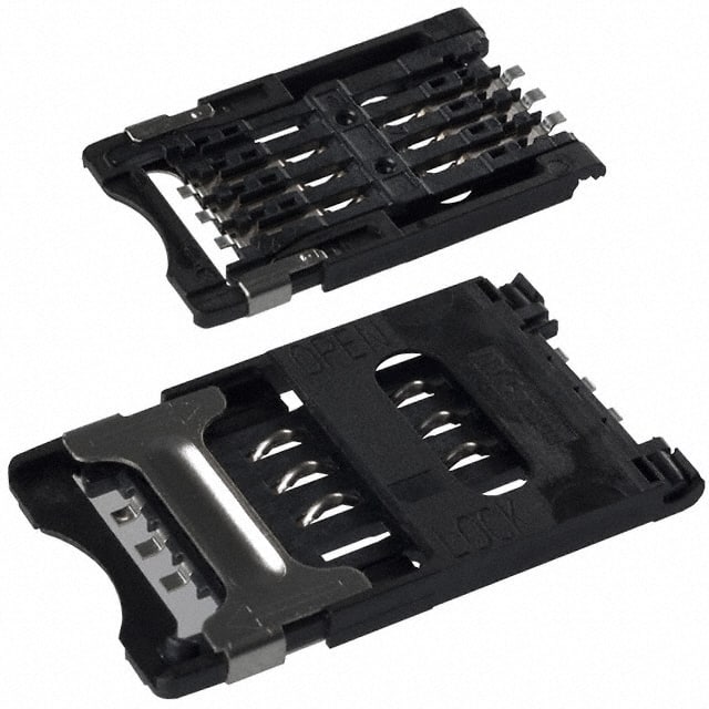 CCM03-3001 CONN SIM/SAM CARD HINGED TYPE