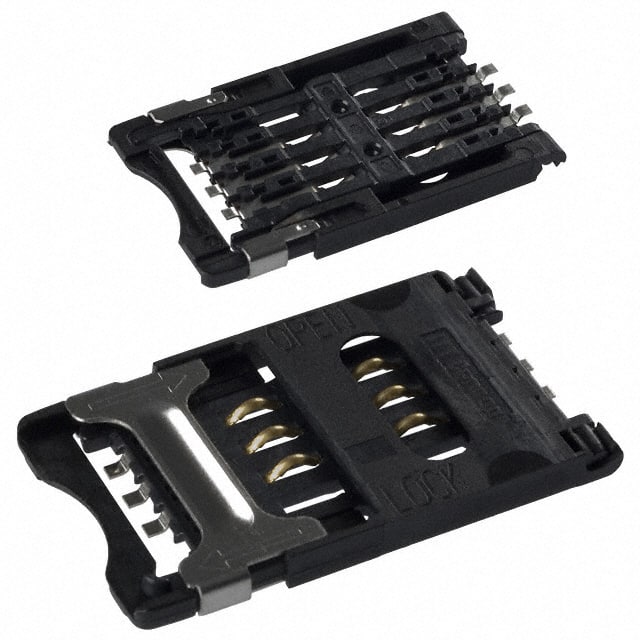 CCM03-3009LFT R102 CONN SIM/SAM CARD HINGED TYPE