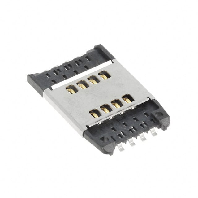 CCM03-3504LFT R122 CONN SIM/SAM CARD PUSH-PULL R/A