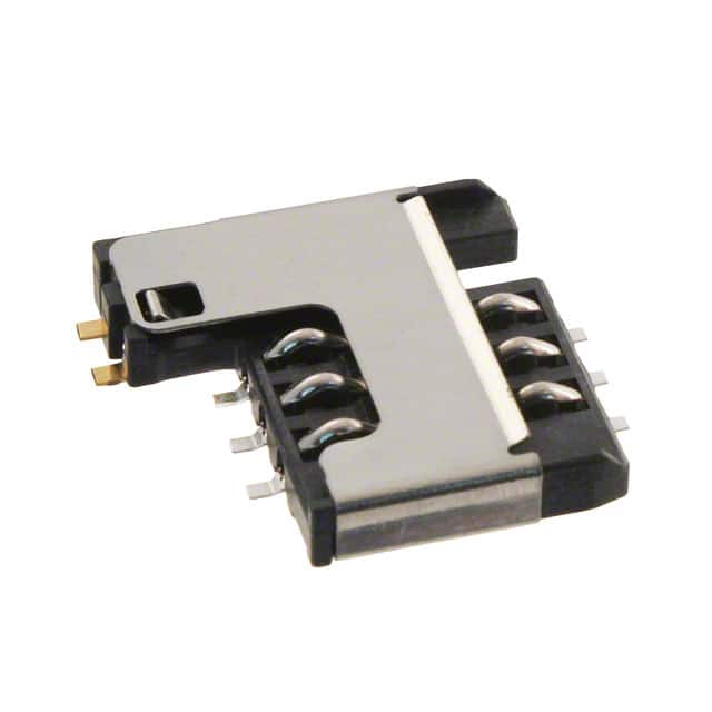 CCM03-3754LFT R102 CONN SIM/SAM CARD PUSH-PULL R/A