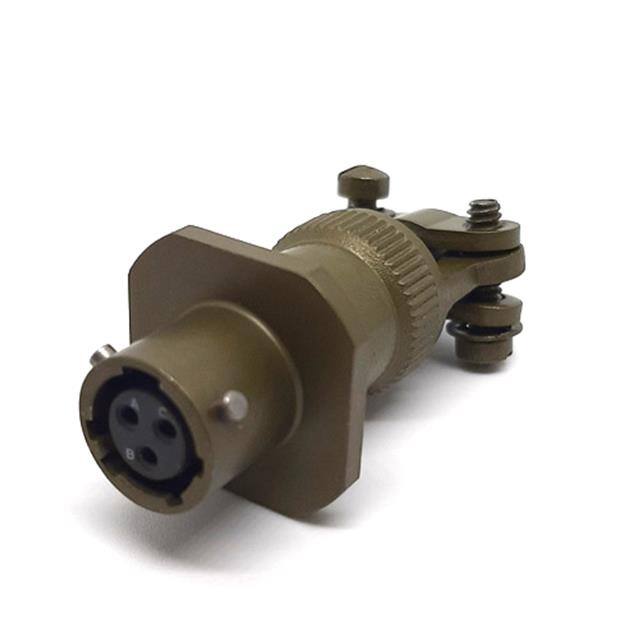 MSW01E8-98S-SR CABLE MOUNT RECEPTACLE, WITH STR