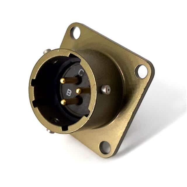 MSW02E12-3P BOX MOUNT RECEPTACLE, ENVIRONMEN