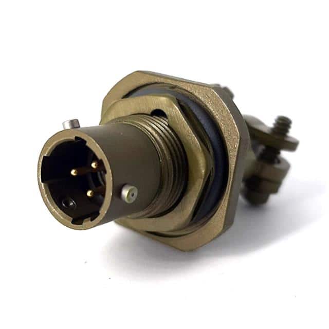 MSW07E8-33P-SR JAM NUT RECEPTACLE, WITH STRAIN