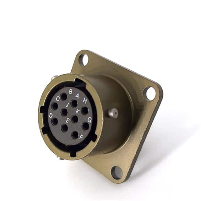 MSW02E12-10S BOX MOUNT RECEPTACLE, ENVIRONMEN