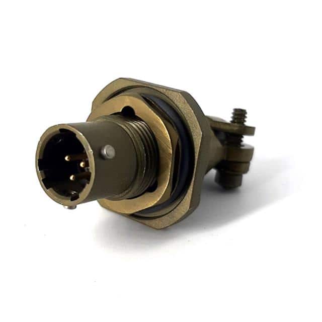 MSW07A8-3P-SR JAM NUT RECEPTACLE, WITH STRAIN