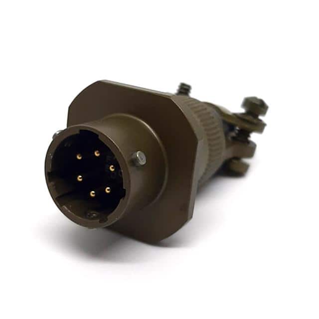 MSW01E10-6P-SR CABLE MOUNT RECEPTACLE, WITH STR