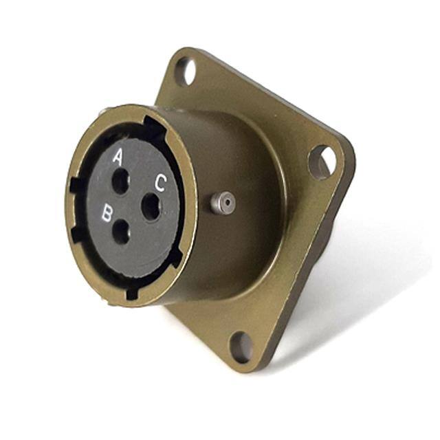 MSW02E12-3S BOX MOUNT RECEPTACLE, ENVIRONMEN