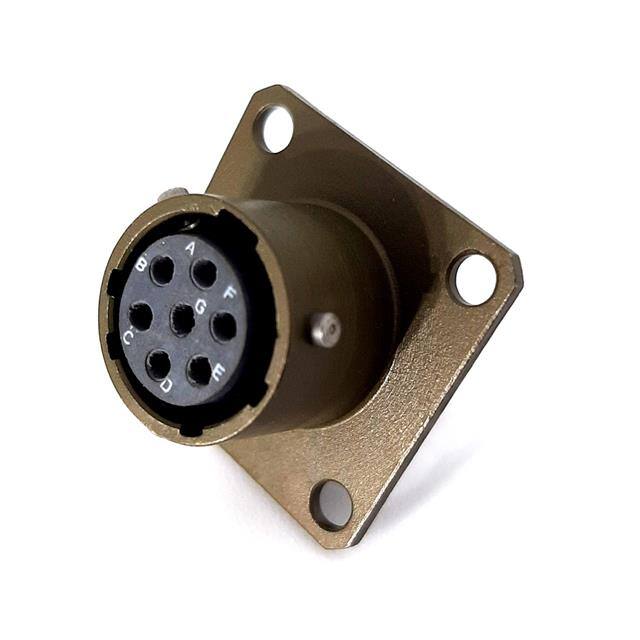 MSW02E10-7S BOX MOUNT RECEPTACLE, ENVIRONMEN