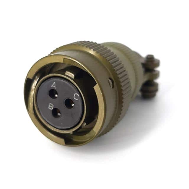 MSW06A12-3S-SR CABLE PLUG, WITH STRAIN RELIEF C