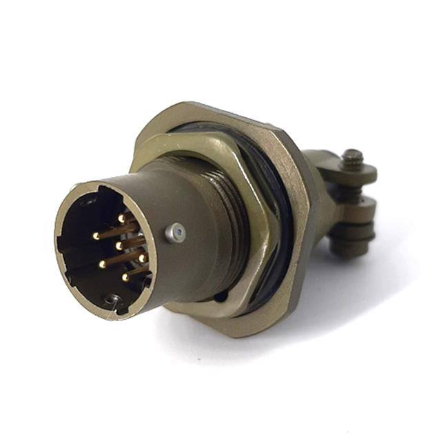 MSW07E10-98P-SR JAM NUT RECEPTACLE, WITH STRAIN