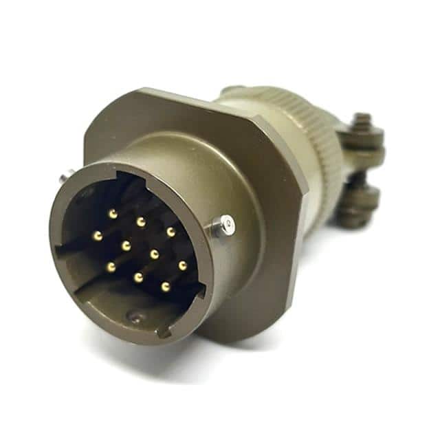 MSW01E12-10P-SR CABLE MOUNT RECEPTACLE, WITH STR