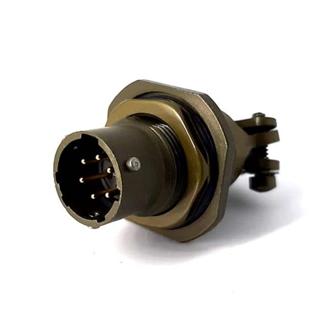 MSW07E10-6P-SR JAM NUT RECEPTACLE, WITH STRAIN