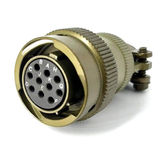 MSW06E12-10S-SR CABLE PLUG, ENVIRONMENTAL, WITH