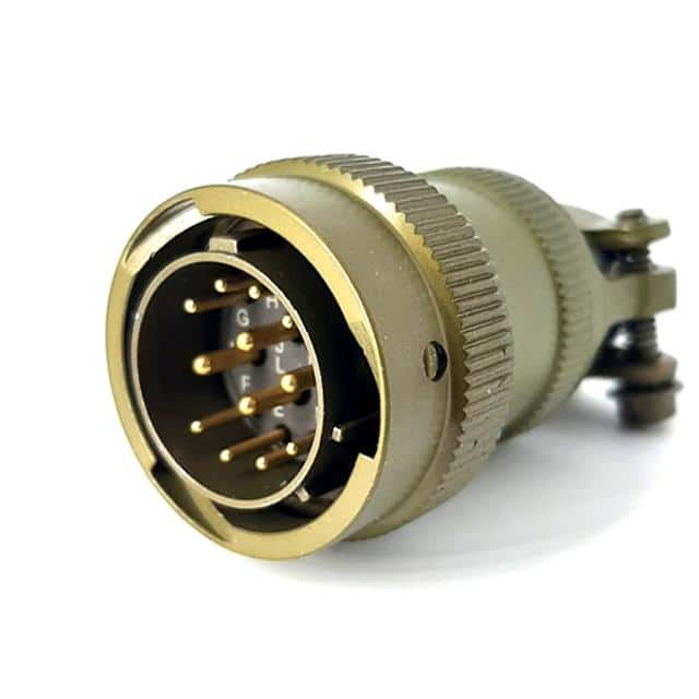 MSW06A14-12P-SR CABLE PLUG, WITH STRAIN RELIEF C