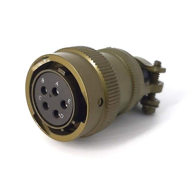 MSW06A14-5S-SR CABLE PLUG, WITH STRAIN RELIEF C